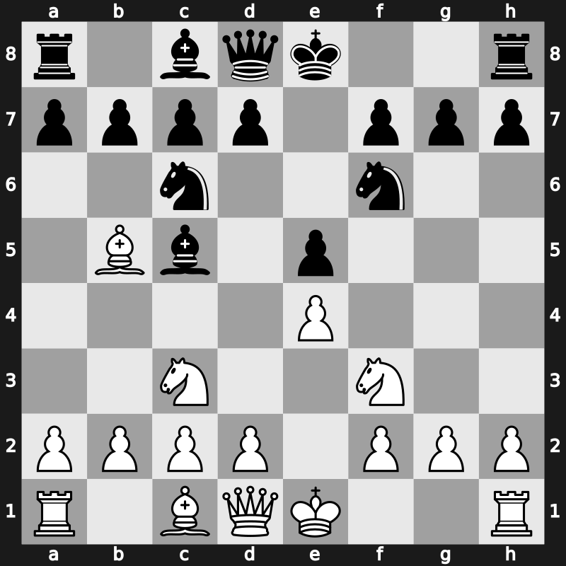 C48d - 4…Bc5 - Spanish Classical Defence [+0.29]