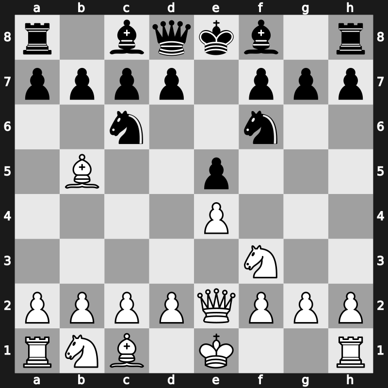 C65b - 4.Qe2 - Berlin [-0.27]