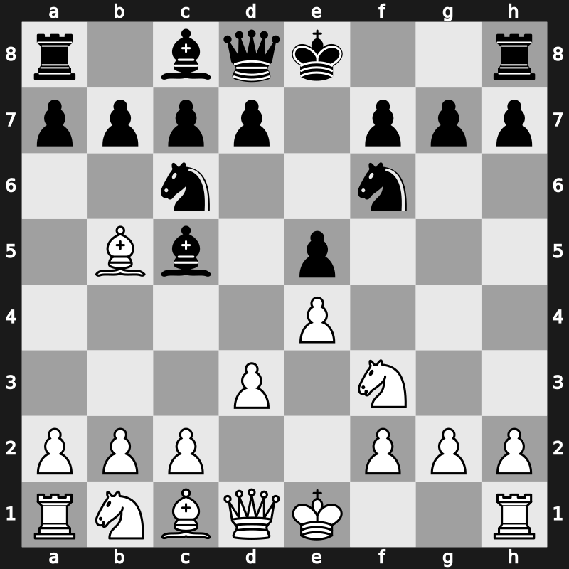 C65j - 4.d3 Bc5 - Berlin [+0.19]