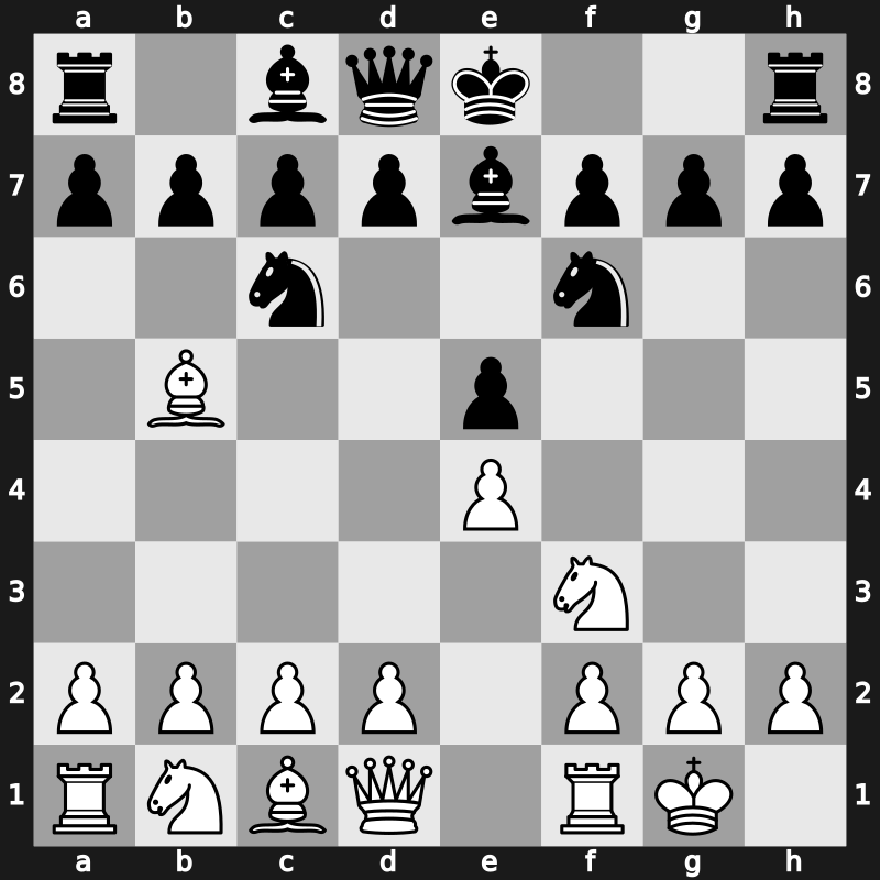 C65l - 4.O-O Be7 - Berlin [+0.46]