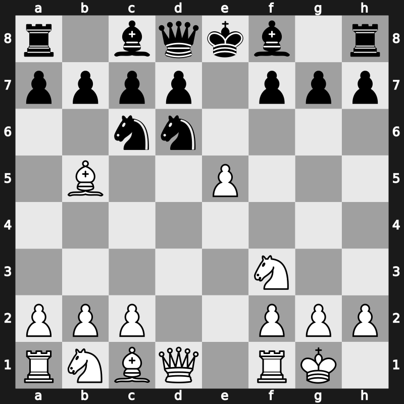 C67n - 5.d4 Nd6 6.dxe5 - Open Berlin [+0.00]