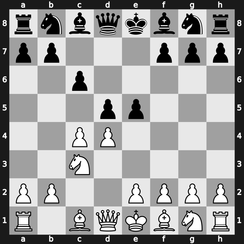 D10j - 3.Nc3 e5 - Winawer Countergambit [+0.45]