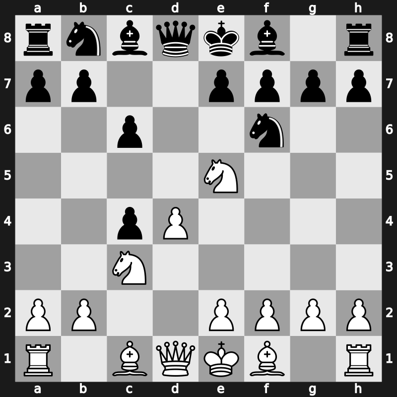 D15p - 4…dxc4 5.Ne5 - Accepted [-0.03]