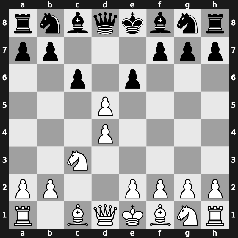 D31j - 3…c6 4.cxd5 - Semi-Slav: