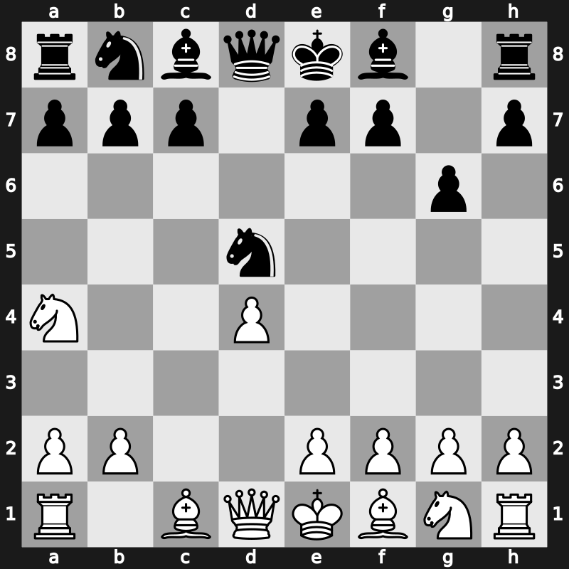 D85a - 4…Nxd5 5.Na4 - Exchange [+0.16]