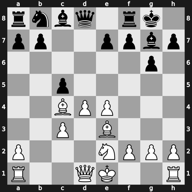 D87b - 9.Be3 - Classical Exchange [+0.28]