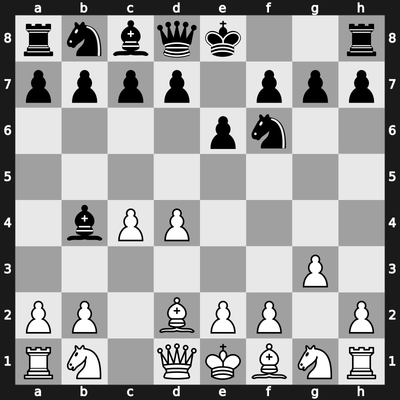 E00j - 3.g3 Bb4+ 4.Bd2 - Catalan: [+0.18]