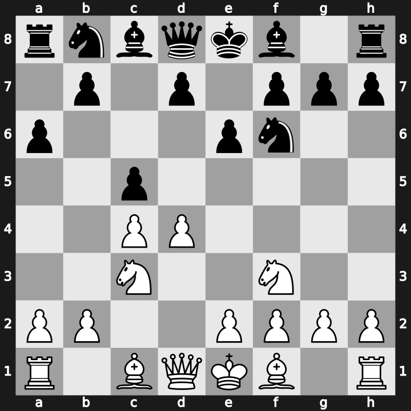 E10f - 3…a6 4.Nc3 c5 [+0.96]