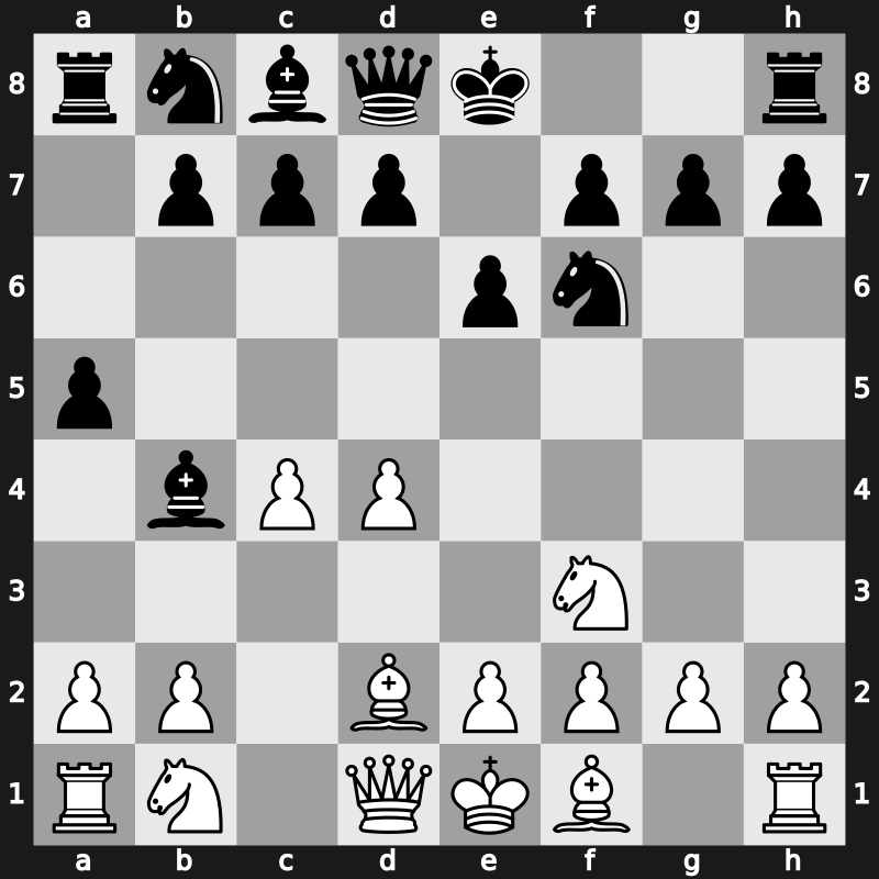 E11l - 4.Bd2 a5 [+0.35]