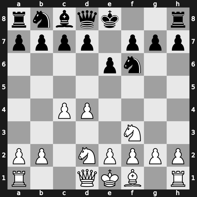 E11x - 4.Bd2 Bxd2+ 5.Nbxd2 [+0.06]