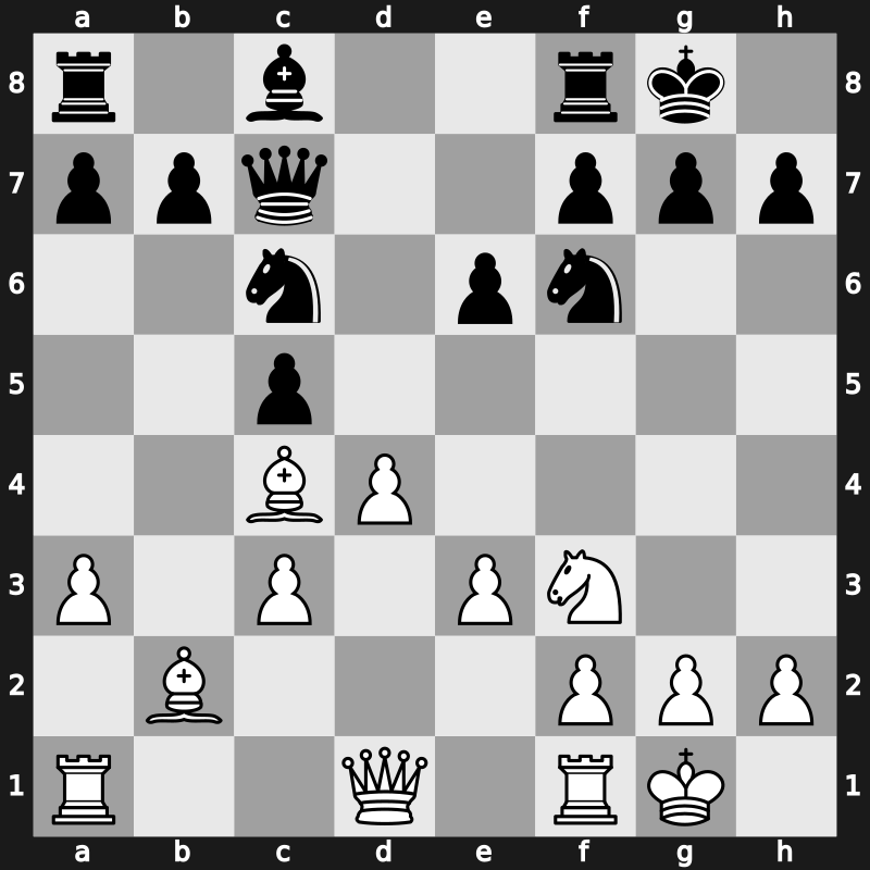 E59g - 10.Bxc4 Qc7 11.Bb2 - Main Line [+0.13]