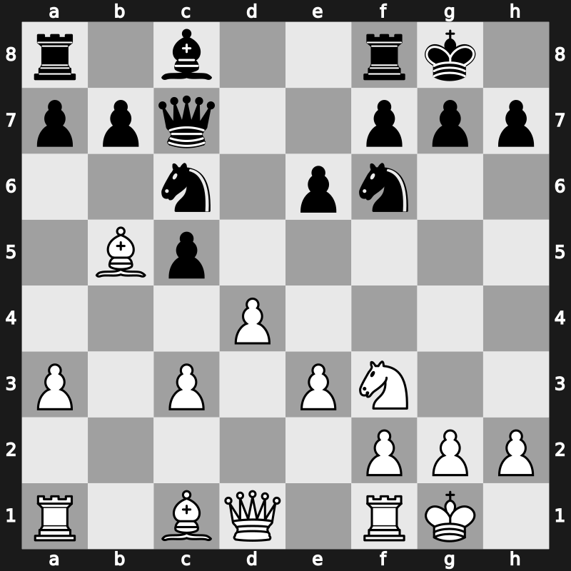 E59i - 10.Bxc4 Qc7 11.Bb5 - Main Line [+0.19]