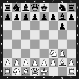 A04w - 1…g6 2.g3 Bg7 3.Bg2 [+0.18]