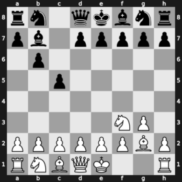 A04y - 1…c5 2.g3 b6 3.Bg2 Bb7 [+0.30]