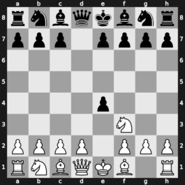 A06m - 2.e4 dxe4 - Tennison Gambit Accepted