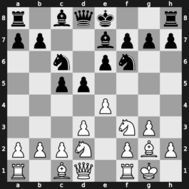 A08p - 3.Bg2 Nc6 4.O-O e6 5.d3 Nf6 6.Nbd2 Be7 7.e4 - KIA French Variation [+0.04]