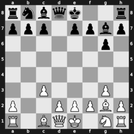 A16g - 2…d5 3.cxd5 Nxd5 4.g3 g6 5.Bg2 Nxc3 6.bxc3 Bg7 - Anglo-Gruenfeld Smyslov Variation [+0.42]