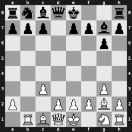 A16h - 2…d5 3.cxd5 Nxd5 4.g3 g6 5.Bg2 Nxc3 6.bxc3 Bg7 7.Rb1 - Anglo-Gruenfeld Smyslov [+0.47]