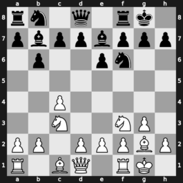 A17n - 3.Nf3 b6 4.g3 Bb7 5.Bg2 Be7 6.O-O O-O - Anglo-Queen’s Indian [+0.30]