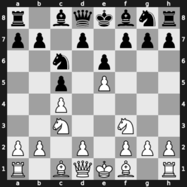 A19f - 4.e5 Ng8 5.Nf3 Nc6 - Mikenas