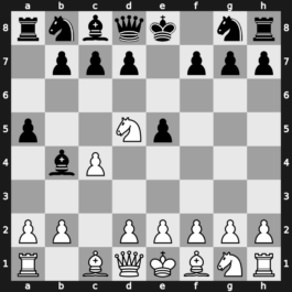 A21p - 2…Bb4 3.Nd5 a5 - Kramnik-Shirov [+0.25]