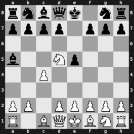 A21r - 2…Bb4 3.Nd5 Ba5 - Kramnik-Shirov [+0.69]