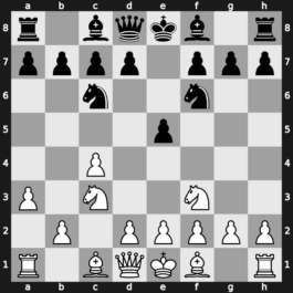 A28c - 4.a3 - Four Knights Marini Variation