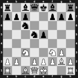 A29n - 4…d5 5.cxd5 Nxd5 6.Bg2 - Four Knights [+0.12]