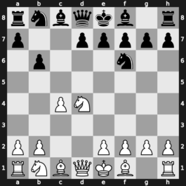 A31h - 3…cxd4 4.Nxd4 b6 - Symmetrical Two Knights [+0.42]