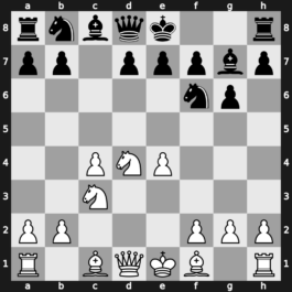 A31q - 3…cxd4 4.Nxd4 g6 5.Nc3 Bg7 6.e4 - Symmetrical Two Knights