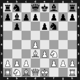 A47t - 3.e3 Bb7 4.Bd3 e6 [-0.01]