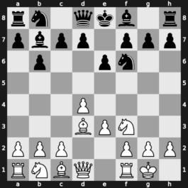 A47w - 3.e3 Bb7 4.Bd3 e6 5.O-O [-0.04]