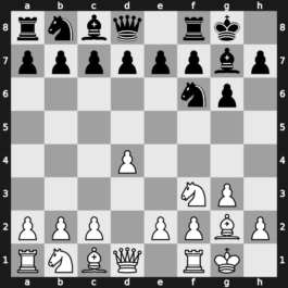 A49e - 3…Bg7 4.Bg2 O-O 5.O-O - Fianchetto System [+0.13]