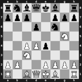 A54f - 4…e4 5.Ng5 [+0.77]