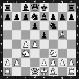 A54n - 4…Nbd7 5.Bg5 Be7 [+0.45]