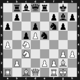 A64h - 12.h3 Rb8 13.Nc4 Ne5 - Fianchetto [+0.08]