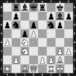 A64i - 12.h3 Rb8 13.Nc4 Nb6 - Fianchetto [+0.45]