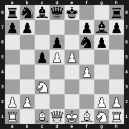 A66c - 7…Bg7 8.e5 - Four Pawns Mikenas Attack