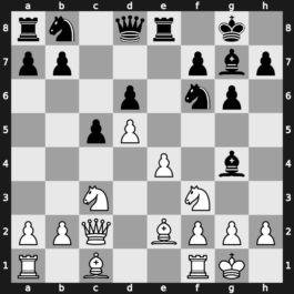 A76c - 10.Qc2 Bg4 - Classical Main Line [+0.40]