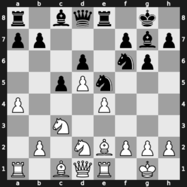 A77k - 10…Nbd7 11.a4 Ne5 12.Re1 - Classical Main Line [+0.59]