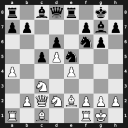 A77l - 10…Nbd7 11.a4 Ne5 12.Qc2 - Classical Main Line [+0.78]