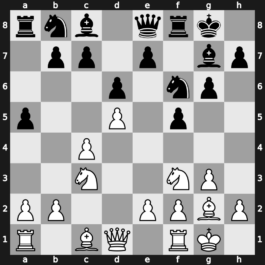 A87w - 5…O-O 6.O-O d6 7.Nc3 Qe8 8.d5 a5 - Leningrad Main Line [+0.50]