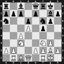 A87y - 5…O-O 6.O-O d6 7.Nc3 Qe8 8.d5 Na6 9.Rb1 - Leningrad Main Line [+0.43]