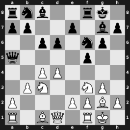 A88i - 8.b3 Qa5 - Leningrad Main Line [+0.80]