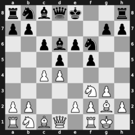 A90w - 4.Bg2 c6 5.Nf3 d5 6.O-O Bd6 [+0.42]