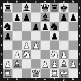 A99l - 8…a5 9.Bb2 Na6 - Ilyin-Zhenevsky [+0.80]