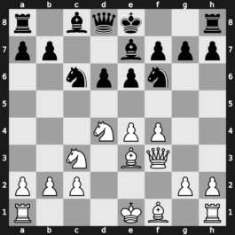 B82k - 6…Nc6 7.Be3 Be7 8.Qf3 - Scheveningen Tal Variation [+0.57]