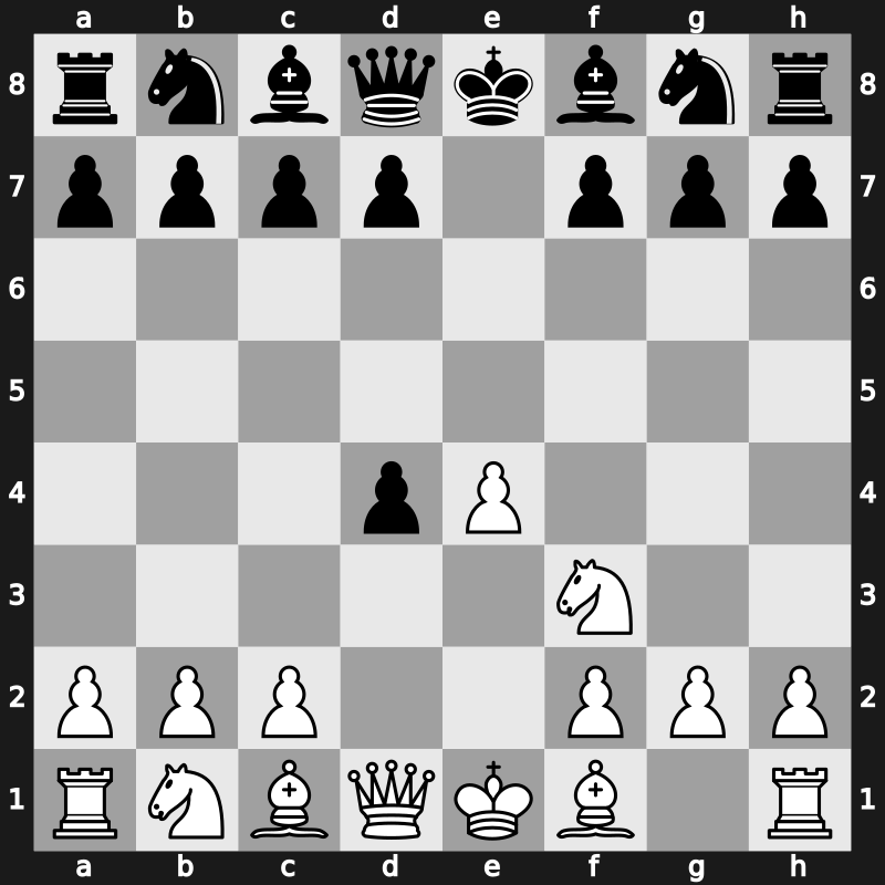 C21g - 2…exd4 3.Nf3