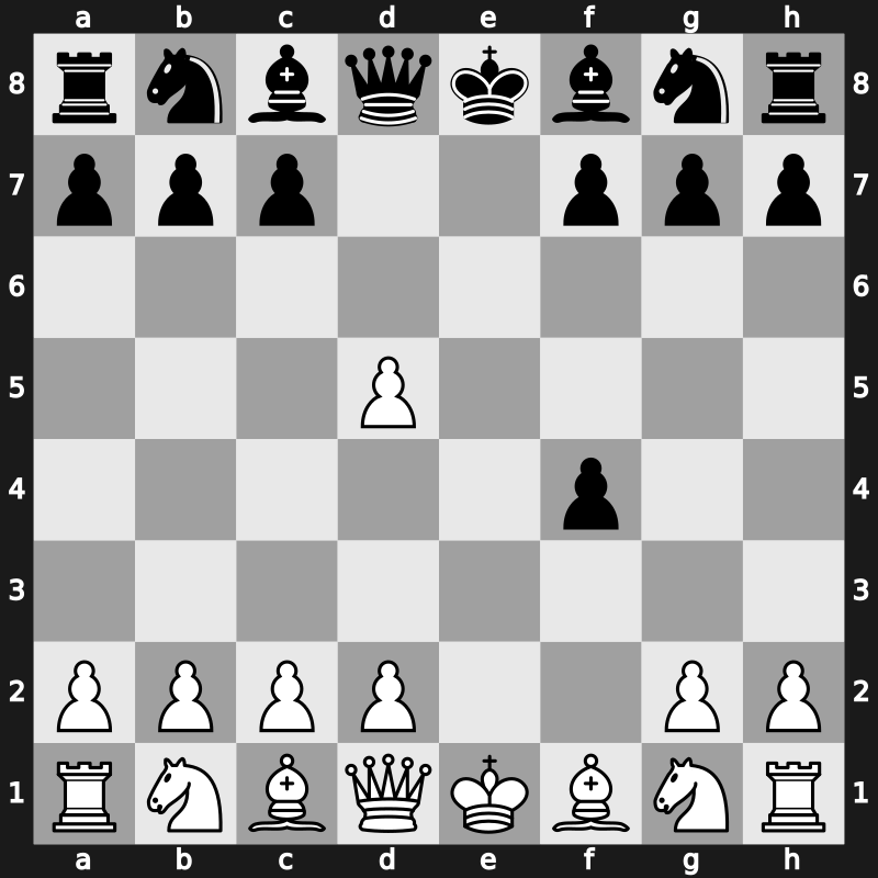 C31g - 3.exd5 exf4 - Falkbeer [-0.30]