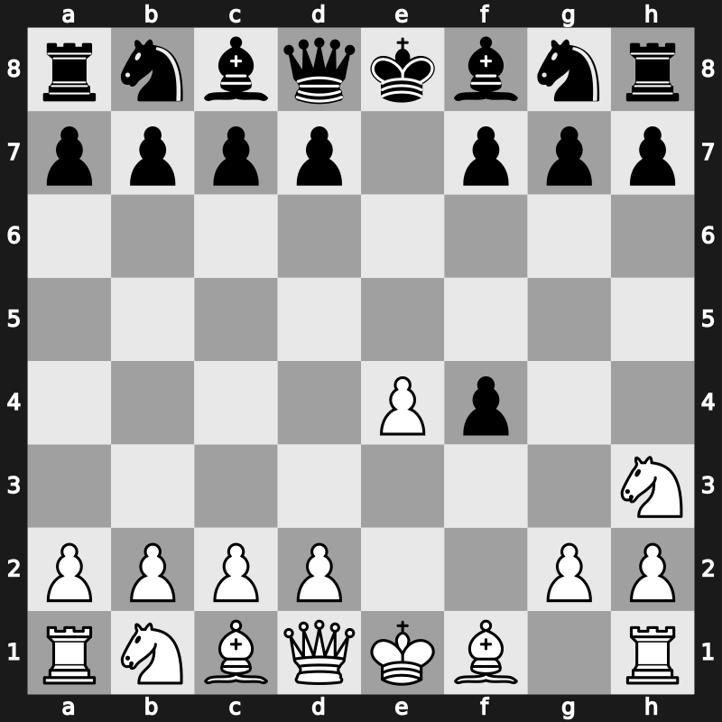 C33i - 3.Nh3 - KGA: Eisenberg Gambit